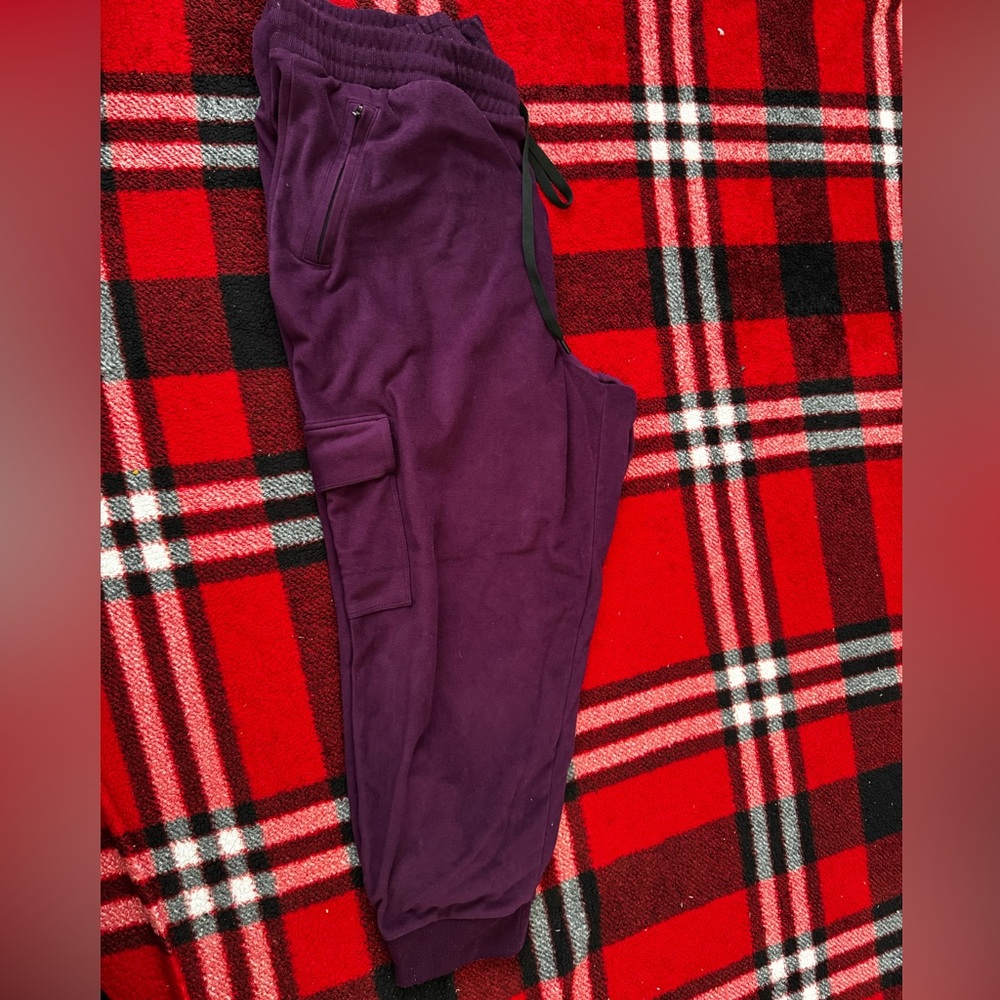 2/$35- Torrid Happy Camper Purple Pants